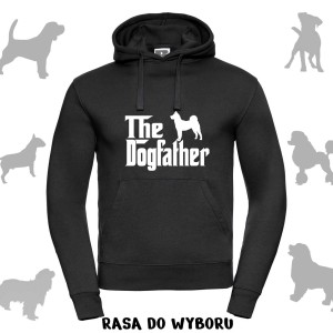 Bluza męska czarna dogfather - rasa do wyboru 