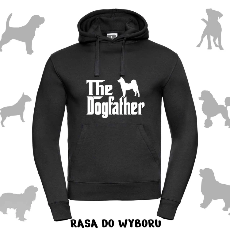 bluza męska czarna DOG FATHER rasa do wyboru.jpg