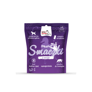 Mini smaczki dla psa z kaczki 60g