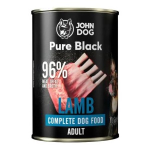 John dog - Pure black - jagnięcina - 400g