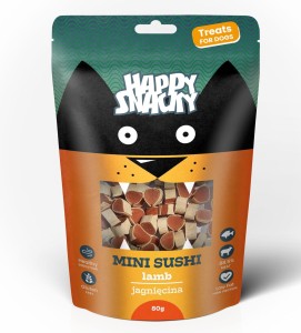 HAPPY SNACKY - Mini sushi z jagnięciny - 80g