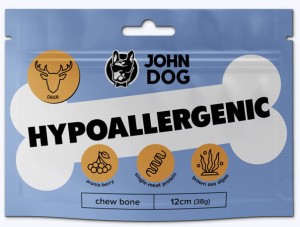 John dog - Kość do żucia Hypoallergenic - 12 cm