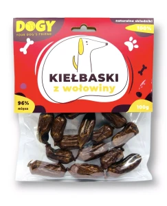 DOGY - Kiełbaski z wołowiny - 100g
