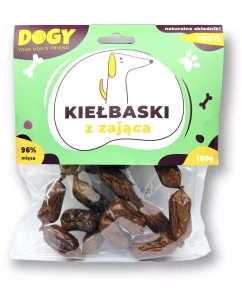 DOGY - Kiełbaski z zająca - 100g