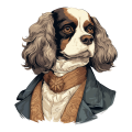 Pies garnitur i muszka Cavalier_King_Charles_Spaniel