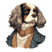 Pies garnitur i muszka Cavalier_King_Charles_Spaniel