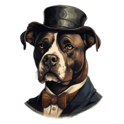 Pies garnitur i muszka Staffordshire_Bull_Terrier