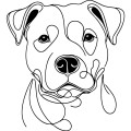 Ilustracja line art –stafford