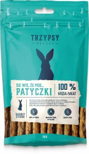 TRZYPSY DELUXE sie wie, że psie... patyczki z królika
