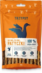 TRZYPSY DELUXE sie wie, że psie... patyczki z kaczki
