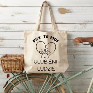 Torba bawełniana - PSY TO MOI ULUBIENI LUDZIE