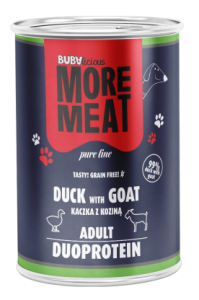 BUBAlicious More Meat duo Pure 400g kaczka koza