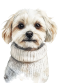 Pies w sweterku – Havanese