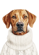 Pies w sweterku – Rhodesian Ridgeback