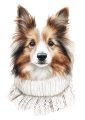Pies w sweterku – Shetland Sheepdog