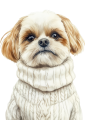 Pies w sweterku – Shih Tzu