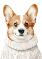 Pies w sweterku – Welsh Corgi