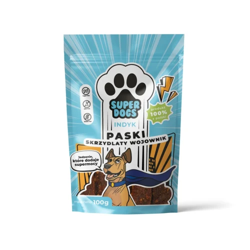 Paski SUPERDOGS Skrzydlaty Wojownik. Indyk.webp