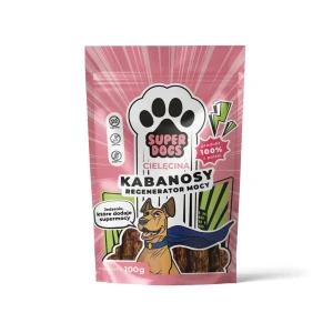 Kabanosy SUPERDOGS Regenerator Mocy. Cielęcina