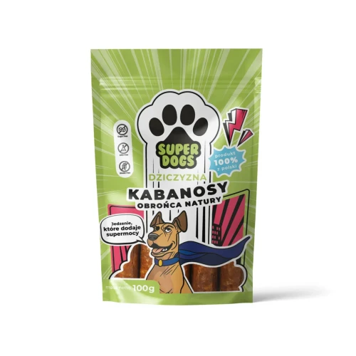 Kabanosy SUPERDOGS Obrońca Natury. Dziczyzna.webp