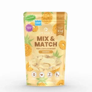 MIX & MATCH Ananas Przysmaki liofilizowane 15g