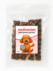 Jelita końskie plecione