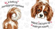 Kubek 450 ml z rasą psa do wyboru – cavalier