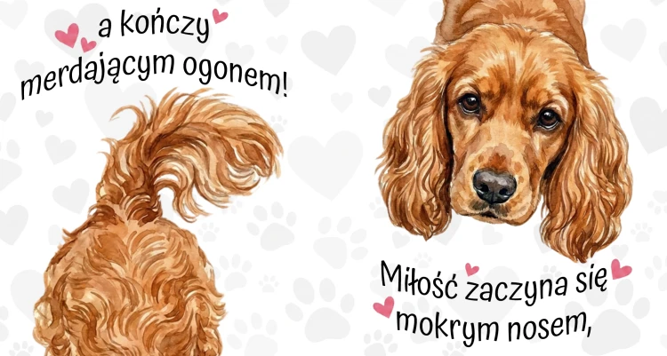 Kubek 450 ml z rasą psa do wyboru – spaniel