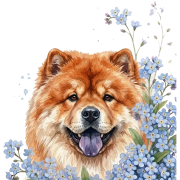 niezapominajki pieski — chow chow.png