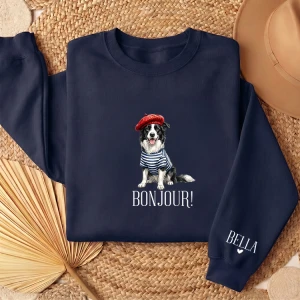 Bluza z psem - bonjour - rasa i kolor do wyboru  