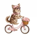 Chihuahua długowlosa brazowa.png