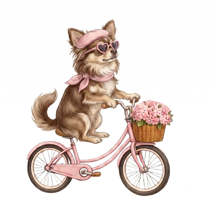 Chihuahua długowlosa brazowa.png