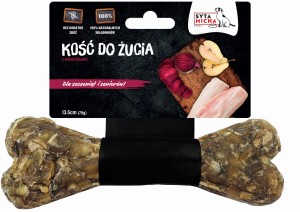 Syta micha -  Kość do żucia dla szczeniąt i seniorów 13,5 cm
