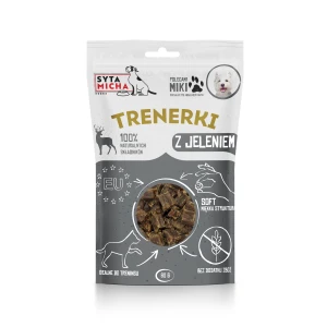 Treningówki z jeleniem dla psa 80g