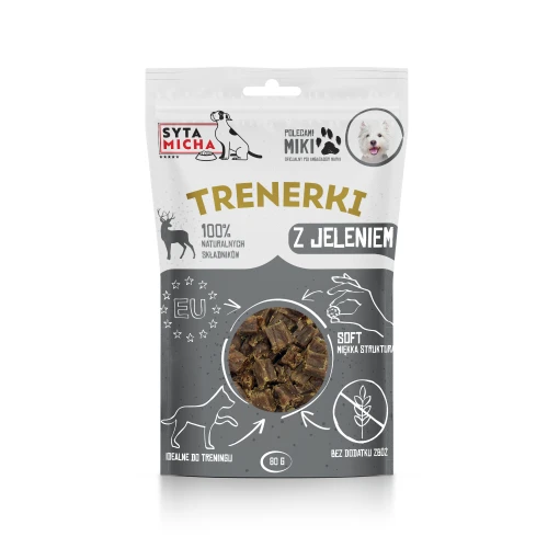 Treningówki z jeleniem dla psa