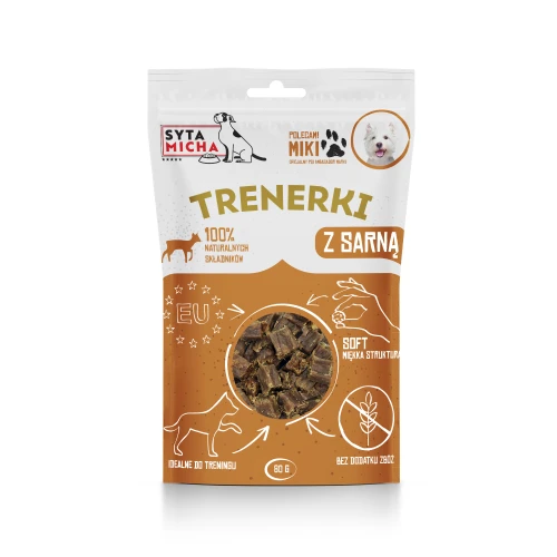 Treningówki z sarną dla psa